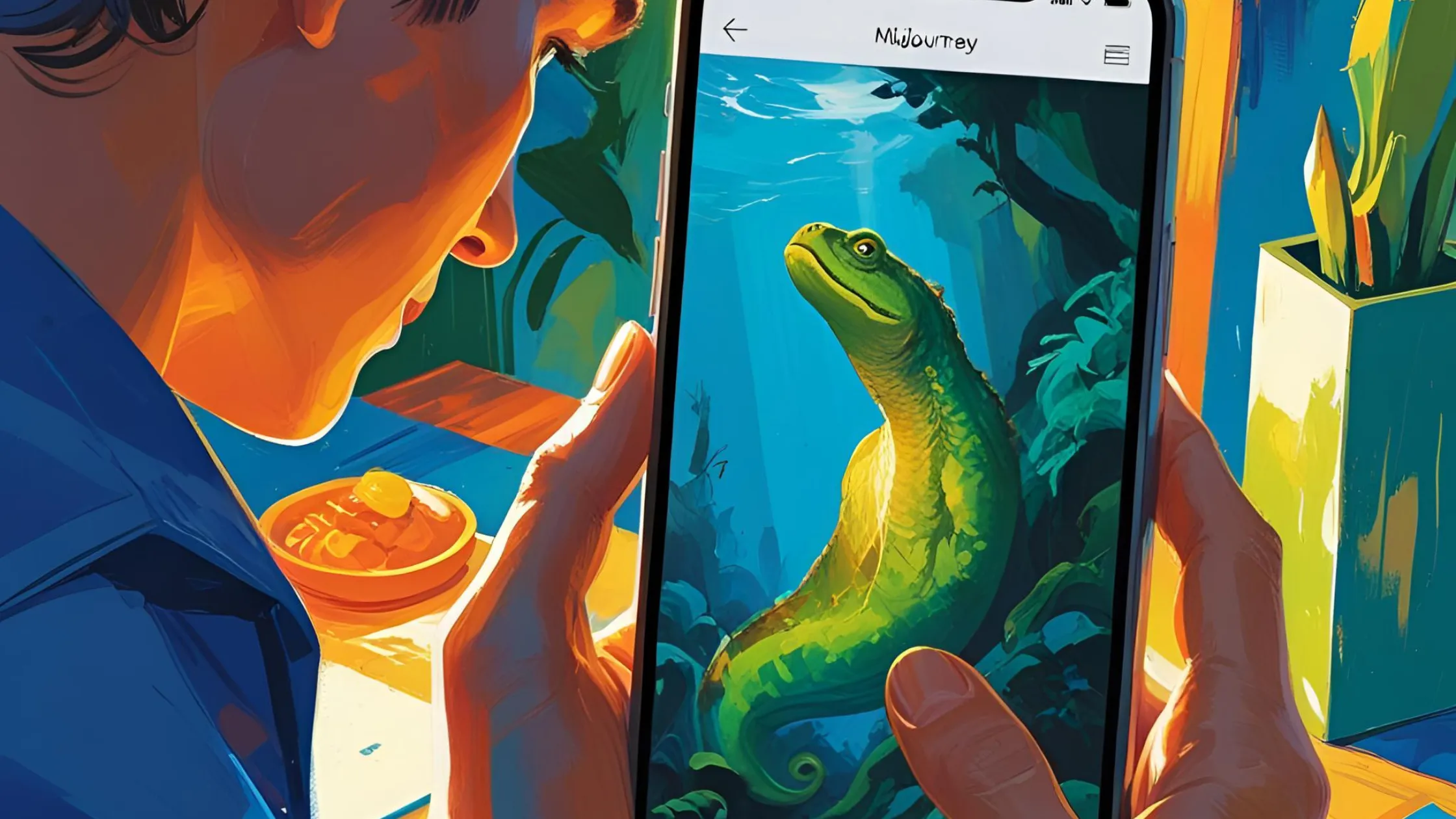 Geradores de Imagem por IA Estilo Midjourney via App Mobile