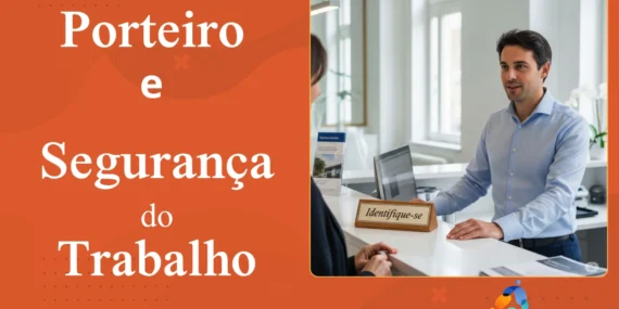 Porteiro trabalho de segurança tradicional