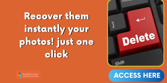 Recover them instantly your photos! just one click